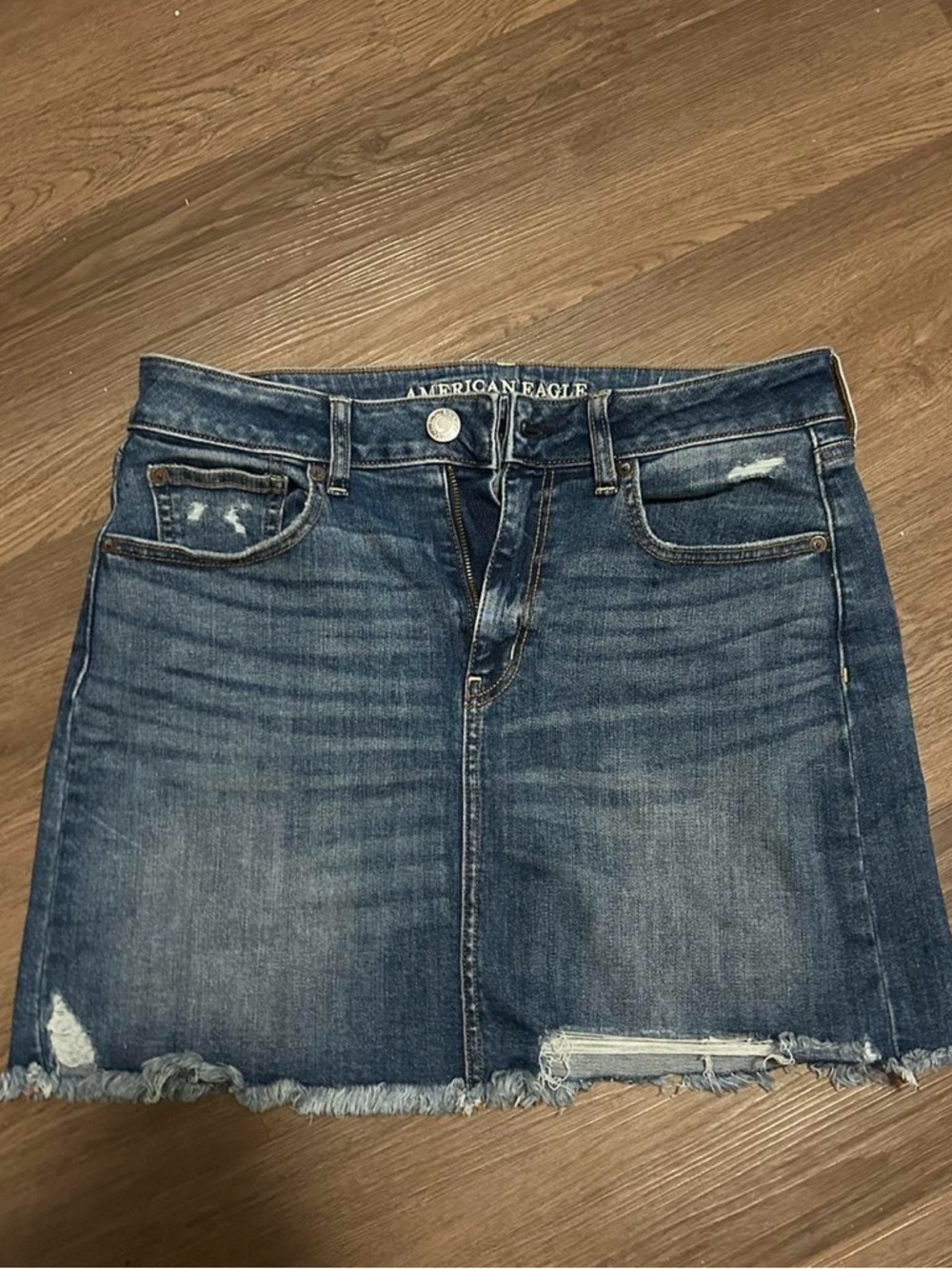 American Eagle Outfitters Blue Denim Mini Skirt